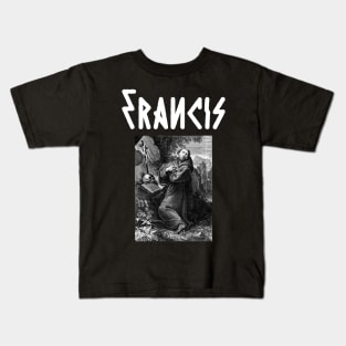 Saint Francis of Assisi Hardcore Punk Metal Kids T-Shirt